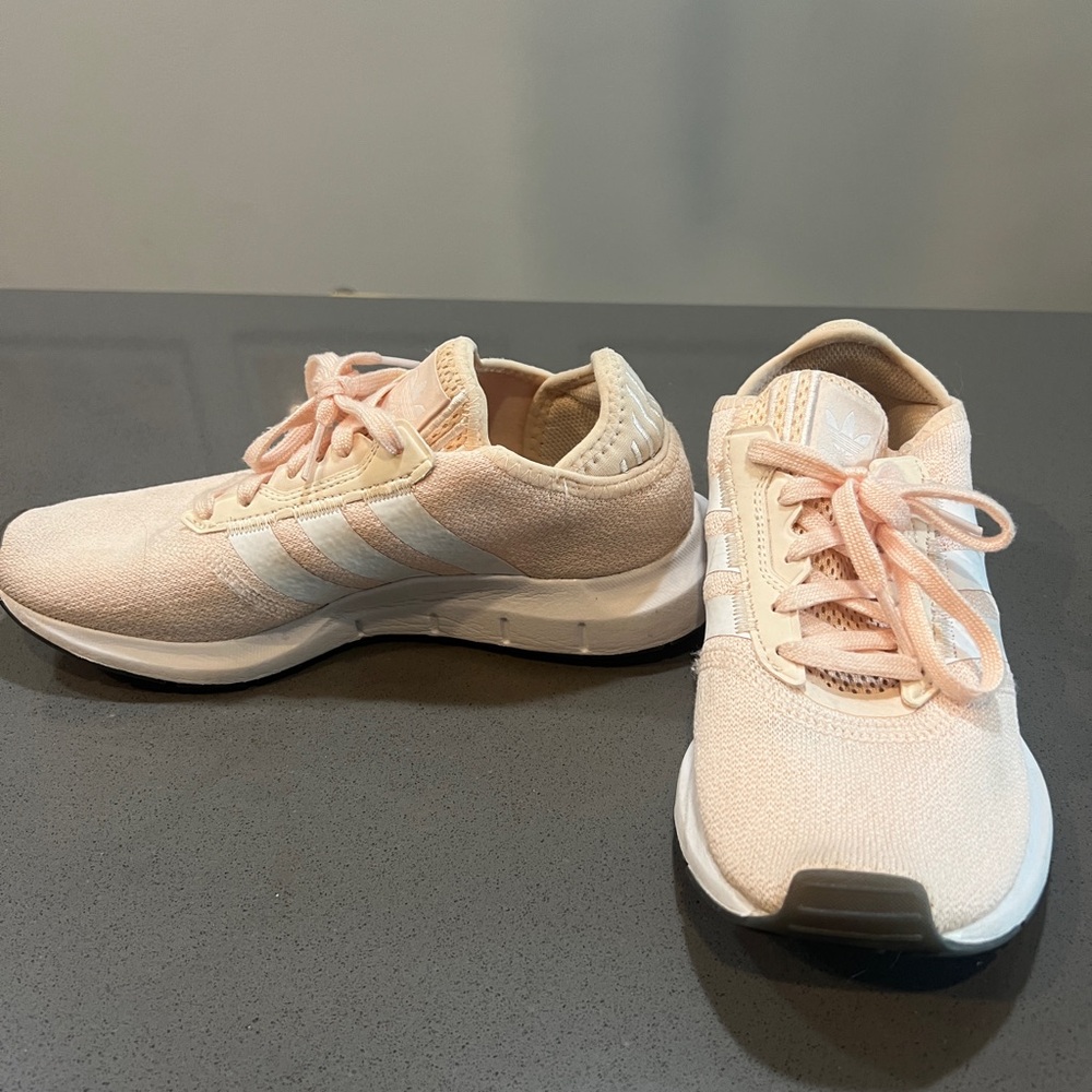 Pink adidas sneakers